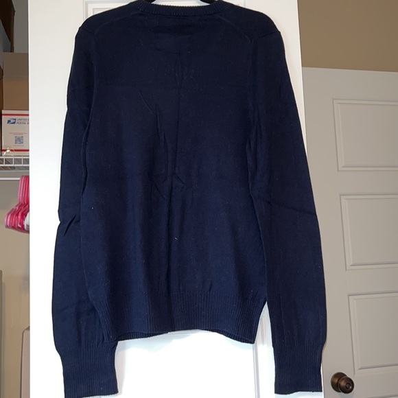 Abercrombie & Fitch - Vintage Mens Wool Sweater - Navy - Size Medium - EUC - Picture 6 of 6